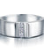 Men's Wedding Band Sterling 925 Silver Ring-Bijoux Pour Elle