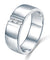 Men's Wedding Band Sterling 925 Silver Ring-Bijoux Pour Elle