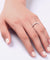 Micro Set Eternity Simulated Diamond Sterling 925 Silver Wedding Ring-Bijoux Pour Elle