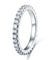 Micro Set Eternity Simulated Diamond Sterling 925 Silver Wedding Ring-Bijoux Pour Elle