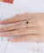 Natural Diopside Solid 925 Sterling Silver Ring-Bijoux Pour Elle