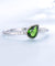Natural Diopside Solid 925 Sterling Silver Ring-Bijoux Pour Elle