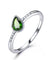 Natural Diopside Solid 925 Sterling Silver Ring-Bijoux Pour Elle
