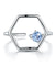 Natural Sky Blue Topaz Gemstone Real 925 Sterling Silver Rings-Bijoux Pour Elle