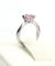 Newborn Baby 925 Sterling Silver Ring Pink Simulated Diamond Photo Prop-Bijoux Pour Elle