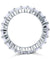 Oval Cut Simulated Diamond 925 Silver Wedding Ring Band Jewelry-Bijoux Pour Elle