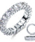 Oval Cut Simulated Diamond 925 Silver Wedding Ring Band Jewelry-Bijoux Pour Elle