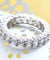 Oval Cut Simulated Diamond 925 Silver Wedding Ring Band Jewelry-Bijoux Pour Elle
