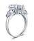 Pear Cut 4 Carat Solid 925 Sterling Silver Ring Three-Stone Pageant Luxury Jewelry-Bijoux Pour Elle
