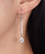 Pear Cut Simulated Diamond 925 Sterling Silver Dangle Earrings-Bijoux Pour Elle
