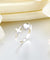 Plain Solid 925 Sterling Silver Ring Cross Heart for Lady Trendy Stylish-Bijoux Pour Elle