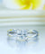Princess Cut 1 Ct Solid 925 Sterling Silver Ring Promise Anniversary Engagement Wedding Jewelry Simulated Diamond-Bijoux Pour Elle