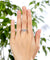 Promise Engagement Simulated Diamond 2-PC Solid Sterling 925 Silver Twist Solitaire Ring Set Bridal Jewelry-Bijoux Pour Elle