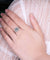 Real S925 Sterling Silver Blue Topaz Ring Gemstone Aquamarine Ring-Bijoux Pour Elle