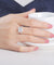 Silver 925 Jewelry Luxury Bridal Cubic Zirconia Rings For Women-Bijoux Pour Elle