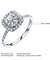 Silver 925 Jewelry Luxury Bridal Cubic Zirconia Rings For Women-Bijoux Pour Elle