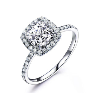Silver 925 Jewelry Luxury Bridal Cubic Zirconia Rings For Women-Bijoux Pour Elle