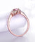 Silver 925 Nano Morganite Rings For Women Engagement Ring-Bijoux Pour Elle