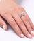 Simulated Diamond 925 Sterling Silver 2-Pcs Wedding Engagement Ring Set-Bijoux Pour Elle