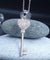 Simulated Diamond Love Key 925 Sterling Silver Cross Pendant Necklace-Bijoux Pour Elle