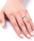 Simulated Diamond Sterling 925 Silver Wedding Band Ring-Bijoux Pour Elle