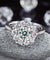 Snowflake 925 Sterling Silver Wedding Promise Anniversary Ring 1 Ct Simulated Diamond-Bijoux Pour Elle