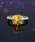 Solid 925 Sterling Silver 4 Carat Anniversary Luxury Ring Yellow Canary Oval Party Jewelry-Bijoux Pour Elle