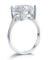 Solid 925 Sterling Silver 6 Carat Wedding Anniversary Solitaire Ring Luxury Jewelry Simulated Diamond-Bijoux Pour Elle
