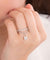 Solid 925 Sterling Silver Band Ring Dangle Purse Sparkling CZ for Lady Trendy Stylish Simulated Diamond-Bijoux Pour Elle