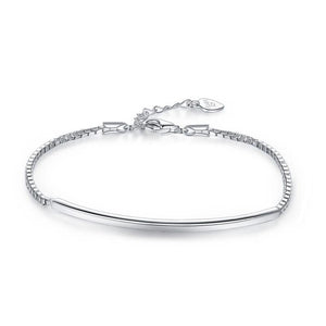 Solid 925 Sterling Silver Bracelet Fashion Birthday and Wedding Gift-Bijoux Pour Elle