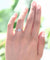 Sterling 925 Silver Simulated Diamond Wedding Engagement Ring-Bijoux Pour Elle