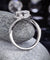 Twist Curl 925 Sterling Silver Wedding Engagement Ring 2 Ct Simulated Diamond-Bijoux Pour Elle