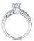 Vintage Style 1 Carat Simulated Diamond 925 Sterling Silver Wedding Engagement Ring-Bijoux Pour Elle