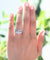 Vintage Style 1 Carat Simulated Diamond Sterling 925 Silver 2-Pc Wedding Engagement Ring Set-Bijoux Pour Elle
