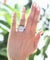 Vintage Style 2 Carat Simulated Diamond Sterling 925 Silver 2-Pc Bridal Wedding Engagement Ring Set-Bijoux Pour Elle