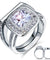 Vintage Style 2 Carat Simulated Diamond Sterling 925 Silver 2-Pc Bridal Wedding Engagement Ring Set-Bijoux Pour Elle