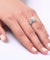 Vintage Style 2 Carat Simulated Diamond Sterling 925 Silver 2-Pc Wedding Engagement Ring Set-Bijoux Pour Elle