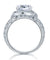 Vintage Style Art Deco 925 Sterling Silver Ring Promise Engagement Simulated Diamond-Bijoux Pour Elle