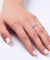 Vintage Style Art Deco Simulated Diamond Sterling 925 Silver Band Wedding Eternity Ring-Bijoux Pour Elle