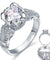 Vintage Victorian Style 2 Carat Simulated Diamond 925 Sterling Silver Wedding Engagement Ring-Bijoux Pour Elle