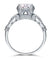 Vintage Victorian Style 2 Carat Simulated Diamond 925 Sterling Silver Wedding Engagement Ring-Bijoux Pour Elle