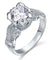 Vintage Victorian Style 2 Carat Simulated Diamond 925 Sterling Silver Wedding Engagement Ring-Bijoux Pour Elle
