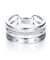 Wedding Band Anniversary Solid 925 Sterling Silver Ring Jewelry-Bijoux Pour Elle