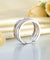 Wedding Band Anniversary Solid 925 Sterling Silver Ring Jewelry-Bijoux Pour Elle